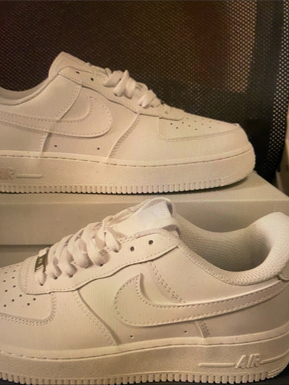 Nike Kids All-White Low-Top Sneakers